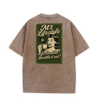 Life is short throttle it out oversized T